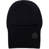 Moncler Siyah Kadın Yün Balaklava - Standart
