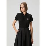 Moncler Siyah Polo T-Shirt - XS