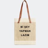 Moncvas Jüt Günlük Omuz Çantası - Altın - Bej