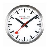 Mondaine A995.CLOCK.16SBB Duvar Saati Büyük Beyaz Kadran, Beyaz