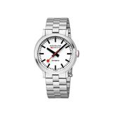 Mondaine Original Mst.4161b.sj Metalik Gri Çelik Erkek Kol Saati - Gümüş