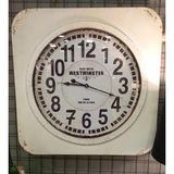 Mondecor DUVAR SAATİ KARE 60X60 Krem 60 x 60