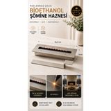 Mondelux Paslanmaz Masaüstü Şömine Haznesi - Burner