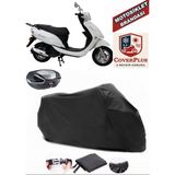 Mondial 100 Loyal Branda Siyah Arka Çanta Uyumlu(Topcase) Motosiket Brandası Motor Örtüsü Çadır Su Geçirmez Motosiklet Kılıfı Motor Brandası,lastikli,taşıma Torbalı