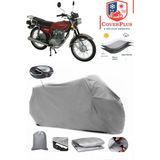 Mondial 125 Agk Branda Gri Arka Çanta Uyumlu(Topcase) Motosiket Brandası Motor Örtüsü Çadır Su Geçirmez Motosiklet Kılıfı Motor Brandası,lastikli,taşıma Torbalı