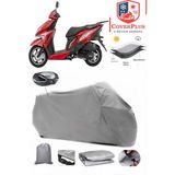 Mondial 125 Elegante Arka Çanta Uyumlu (Gri) Motorsiket Brandası Motor Örtüsü Çadır Su Geçirmez Motosiklet Kılıfı Motor Brandası - Gri- Arka Çanta UYUMLU