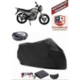 Mondial 125 Mc Roadracer Branda Siyah Arka Çanta Uyumlu(Topcase) Motosiket Brandası Motor Örtüsü Çadır Su Geçirmez Motosiklet Kılıfı Motor Brandası,lastikli,taşıma Torbalı