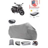Mondial 125 Prostreet Branda Gri Arka Çanta Uyumlu(Topcase) Motosiket Brandası Motor Örtüsü Çadır Su Geçirmez Motosiklet Kılıfı Motor Brandası,lastikli,taşıma Torbalı