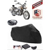 Mondial 250 Mct Branda Siyah Arka Çanta Uyumlu(Topcase) Motosiket Brandası Motor Örtüsü Çadır Su Geçirmez Motosiklet Kılıfı Motor Brandası,lastikli,taşıma Torbalı