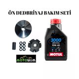 Mondial 50 Znu Ec Yarım Ön Varyatör Yağlı Bakım Seti Motul 3000 10W40 M1606