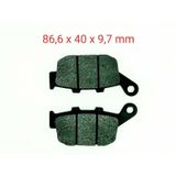 Mondıal Arka Fren Dısk Balatası Fa496 (Cbs) 125 Drıft L - Vultre 125 I Kd 125 F