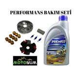 Mondial Beestreet 50 Performans Ön Varyatör Yağlı Bakım Seti Premico 10W40 M1408