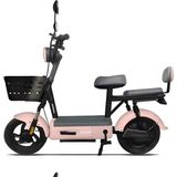 Mondial Bomber Elektrikli Motosiklet Pembe 2026 - Mondimotor 240W Batarya ile 75 kg Taşıma Kapasitesi