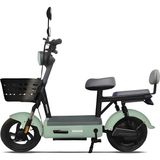 Mondial Bomber Elektrikli Motosiklet Yeşil 2026 - 240W DC Motor ve 75 kg Taşıma Kapasitesi