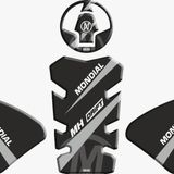 Mondial Drift 125 L Tank Pad Siyah Gri