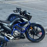 Mondial Drift L 125 Tüm Modeller Uyumlu Özel Yapım Koyu Mavi 6 Takozlu Koruma Demiri Koruma Takozu