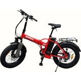 Mondial Prostreet T Katlanabilir Elektrikli Bisiklet 20" Jant 7 Vites Kırmızı