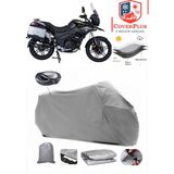 Mondial RX3I Evo-Abs Branda Gri Arka Çanta Uyumlu(Topcase) Motosiket Brandası Motor Örtüsü Çadır Su Geçirmez Motosiklet Kılıfı Motor Brandası,lastikli,taşıma Torbalı
