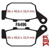 Mondial Rx3i Evo Arka Fren Disk Balatası Fa496 Ask (2016-....)