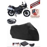 Mondial RX3I Evo Branda Siyah Arka Çanta Uyumlu(Topcase) Motosiket Brandası Motor Örtüsü Çadır Su Geçirmez Motosiklet Kılıfı Motor Brandası,lastikli,taşıma Torbalı