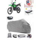 Mondial X-Treme Moto Cross Branda Gri Arka Çanta Uyumlu(Topcase) Motosiket Brandası Motor Örtüsü Çadır Su Geçirmez Motosiklet Kılıfı Motor Brandası,lastikli,taşıma Torbalı