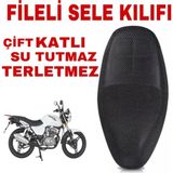 MONDIAL150 Mh Drift Uyumlu Motosiklet Sele Koltuk Kılıfı Çift Katlı File