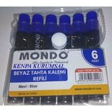 Mondo Beyaz Tahta Kalemi Kartuşu Mavi - Mondo