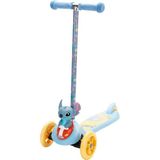 Mondo Sports Renkli Stitch 3D 3 Tekerlekli Scooter Çocuklar İçin Yumuşak Tutma Yerleri ile Konforlu - Renkli