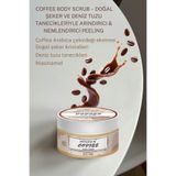 MONDSUB Coffee Body Scrub – Doğal Şeker ve Deniz Tuzu Tanecikleriyle Arındırıcı&Nemlendirici Peeling (350gr)