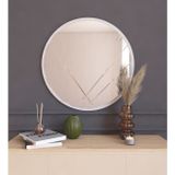 Mone Ayna Dekoratif Modern Desen Yuvarlak Ayna