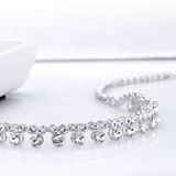 Monemel Swarovski Taşlı Su Yolu Kolye (Altın Kaplama)