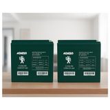 Monero 12V 100 Amper (12V 100AH) 2'li Paket (54 Amper Ebatları Ile Aynı) Jel Elektrikli Bisiklet Aküsü Ebatlar: 230*150*180MM