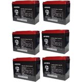Monero 12V-20 Amper Dik E-Bıke Akü 6'Lü Paket 24 Amper Ebatlarında Ebatlar: 180 X 78 X 170Mm