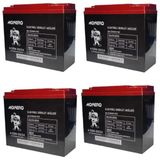 Monero 12V-20 Amper Dik -Yeni Tarihli- E-Bıke Akü 4'Lü Paket 24 Amper Ebatlarında Ebatlar: 180 X 78 X 170Mm