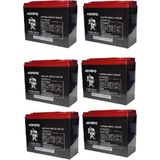 Monero 12V-24 Amper Dik E-Bıke Akü 6’li Paket 20 Amper Ebatları Ile Aynı Ebatlar: 180 x 78 x 170MM - 0 - Siyah