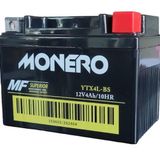 Monero 12V 4Ah Motosıklet Akusu (113*70*85Mm) (Ytx4l)