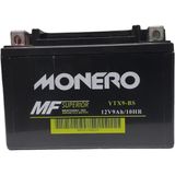 Monero 9AH 12V YTX9-BS Alçak Motosiklet Aküsü Uzun Ömürlü Bakım Gerektirmez