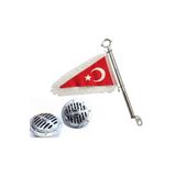 monero Motosiklet Makam Bayrağı Ve Nikel Hella Korna Takımı Hbs5
