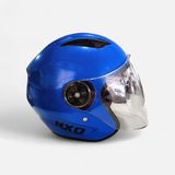 Monero Nxo Güneş Vizörlü Açık Kask - Mavi