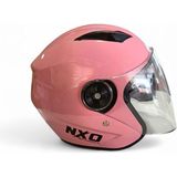 Monero Nxo Güneş Vizörlü Açık Kask - Pembe
