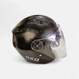 Monero Nxo Güneş Vizörlü Açık Kask - Siyah