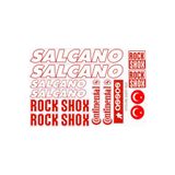Monero Salcano Bisiklet Sticker Etiket Seti Kırmızı A4