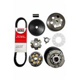 monero SCOOTER 50 cc - 80 cc ÖN VARYATÖR + ARKA DEBRİYAJ + BANDO KAYIŞ SET -KUBA-RKS-MONDİAL-