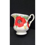 Monet Kremalık Porselen Ev 8cm Yükseklik: 3 1/4inç 6oz Kemik Sütlük Kaliteli Mükemmel 1 Adet - Beyaz