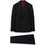 Moneta Slim Fit Siyah Takım Elbise - 54