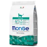 Monge Narural Superpremium HAIRBALL CHICKEN Kuru Kedi Maması (XOS (XOsilo-Oligosakkaritler), Omega-3 Kaynağı, Lezzetli Tarif, Tüyleri Önleyici, 400 g)