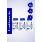 Moni Vitamins 3'lü Moni Trace Minerals Men Biotin, Krom, Çinko, Selenyum, Saw Palmetto 60 Vegan Kapsül - 3 Kutu