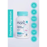 Moni Vitamins Moni Daylong Magnesium Magnezyum Bisglisinat, Magnezyum Sitrat, B6 Vitamini, Piperin 60 Vegan Kapsül - 1 Kutu