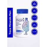 Moni Vitamins Moni Trace Minerals Men Biotin, Krom, Çinko, Selenyum, Saw Palmetto 60 Vegan Kapsül - 1 Kutu