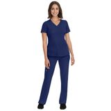 Monica HHE2500 – Rebecca HHE9560 Kadın Cerrahi Takım (Healing Hands Ürünlerinden Oluşturulmuş Set) (Lacivert, 3XL)